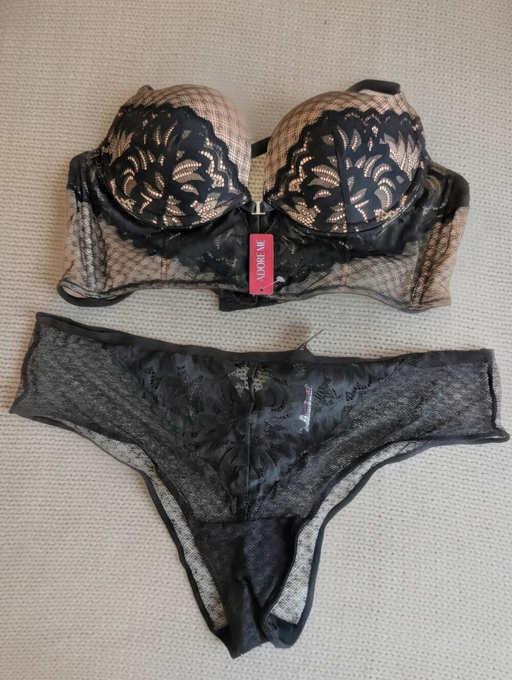 AdoreMe Bra/Panty Set 38B/XL